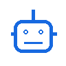 Ícone de IA aplicada e automação
